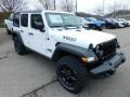 2021 Bright White Jeep Wrangler Unlimited Willys 4x4  photo #3