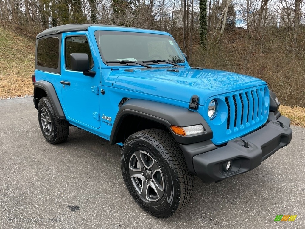 2021 Wrangler Sport 4x4 - Chief Blue / Black photo #4