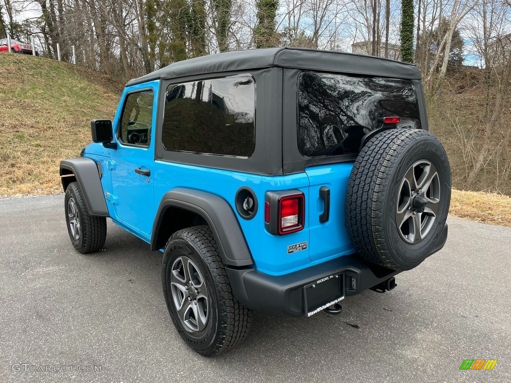 2021 Wrangler Sport 4x4 - Chief Blue / Black photo #8