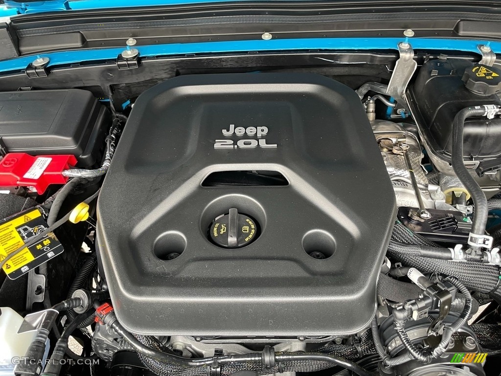 2021 Jeep Wrangler Sport 4x4 2.0 Liter Turbocharged DOHC 16-Valve VVT 4 Cylinder Engine Photo #140896093