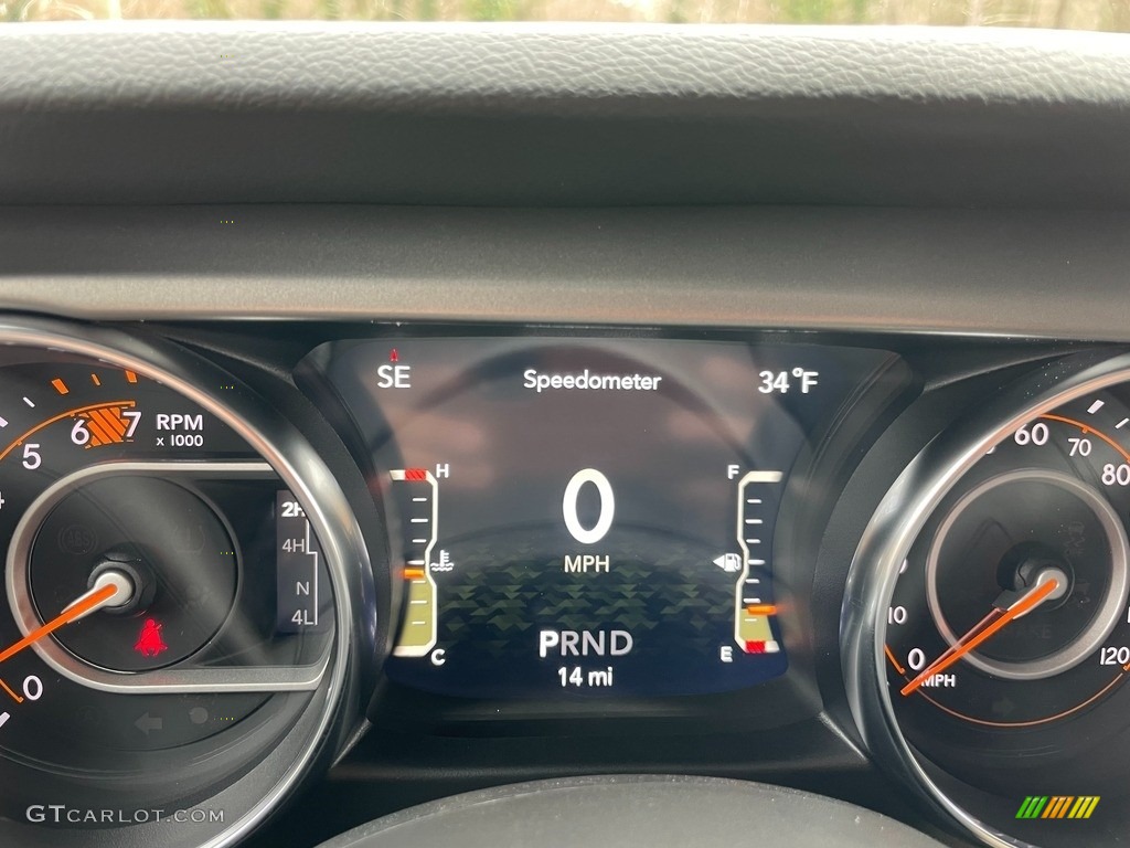 2021 Jeep Wrangler Sport 4x4 Gauges Photo #140896393