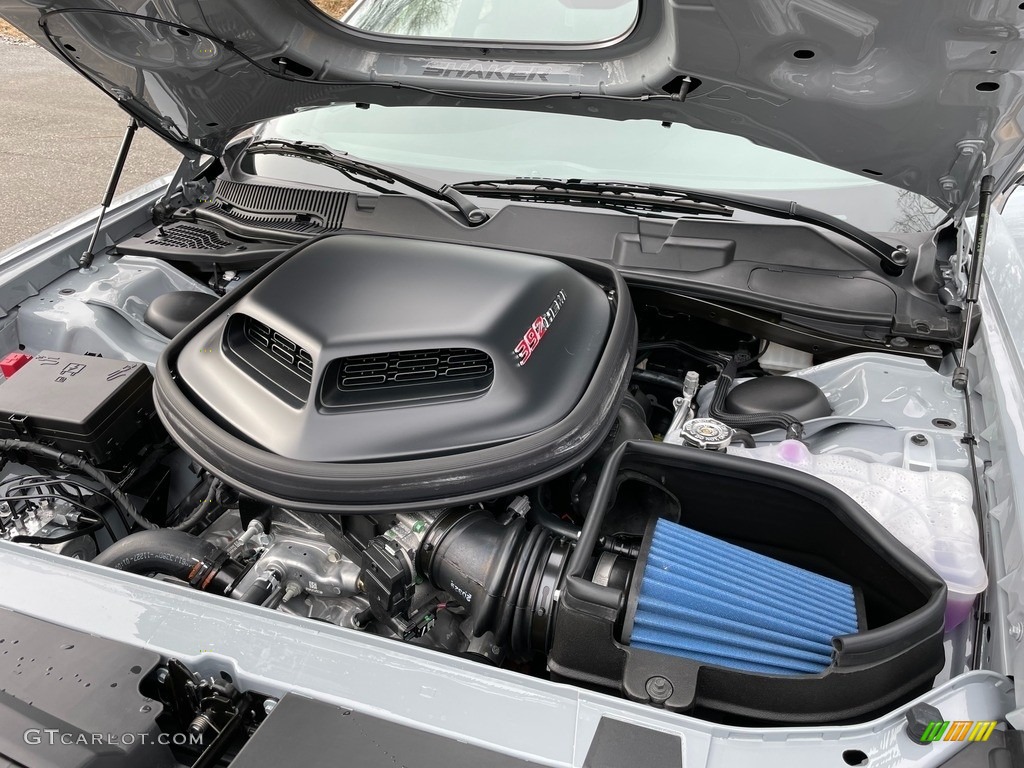 2021 Dodge Challenger R/T Scat Pack Shaker 392 SRT 6.4 Liter HEMI OHV-16 Valve VVT MDS V8 Engine Photo #140896825