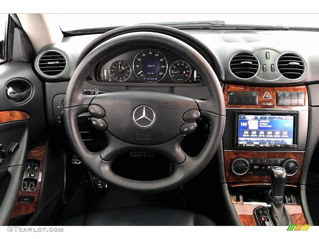 2009 CLK 350 Cabriolet - Black / Black photo #4
