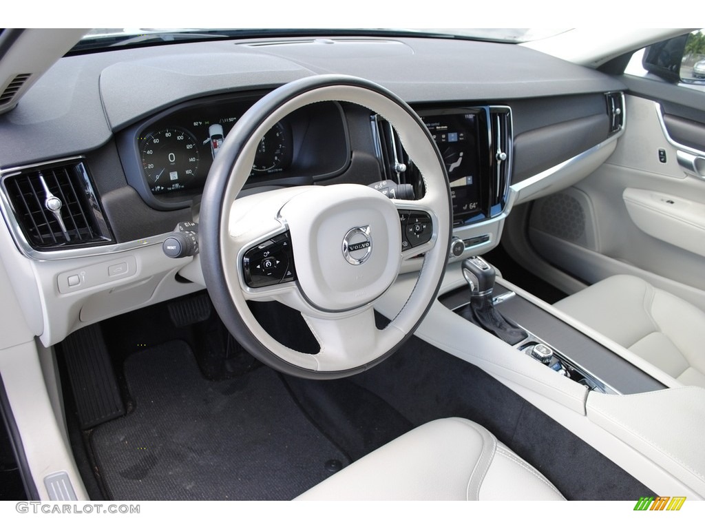 Blonde Interior 2017 Volvo V90 Cross Country T6 AWD Photo #140897368