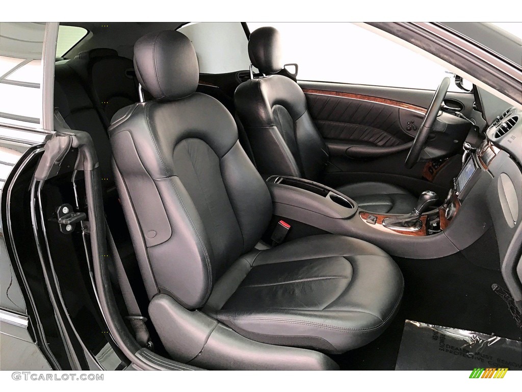 2009 CLK 350 Cabriolet - Black / Black photo #6