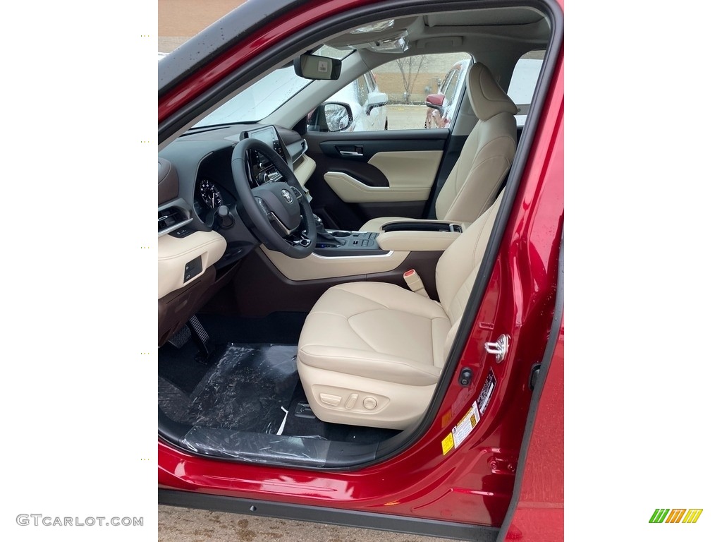 2021 Highlander XLE AWD - Ruby Flare Pearl / Harvest Beige photo #2