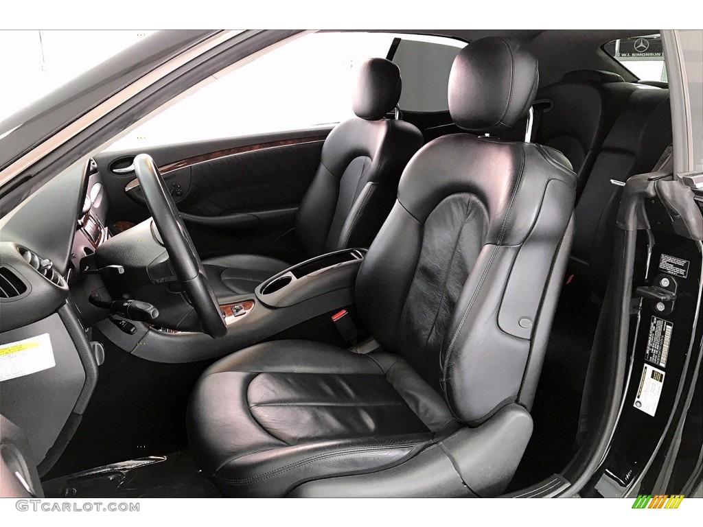 2009 CLK 350 Cabriolet - Black / Black photo #18