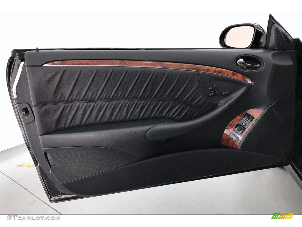 2009 CLK 350 Cabriolet - Black / Black photo #26