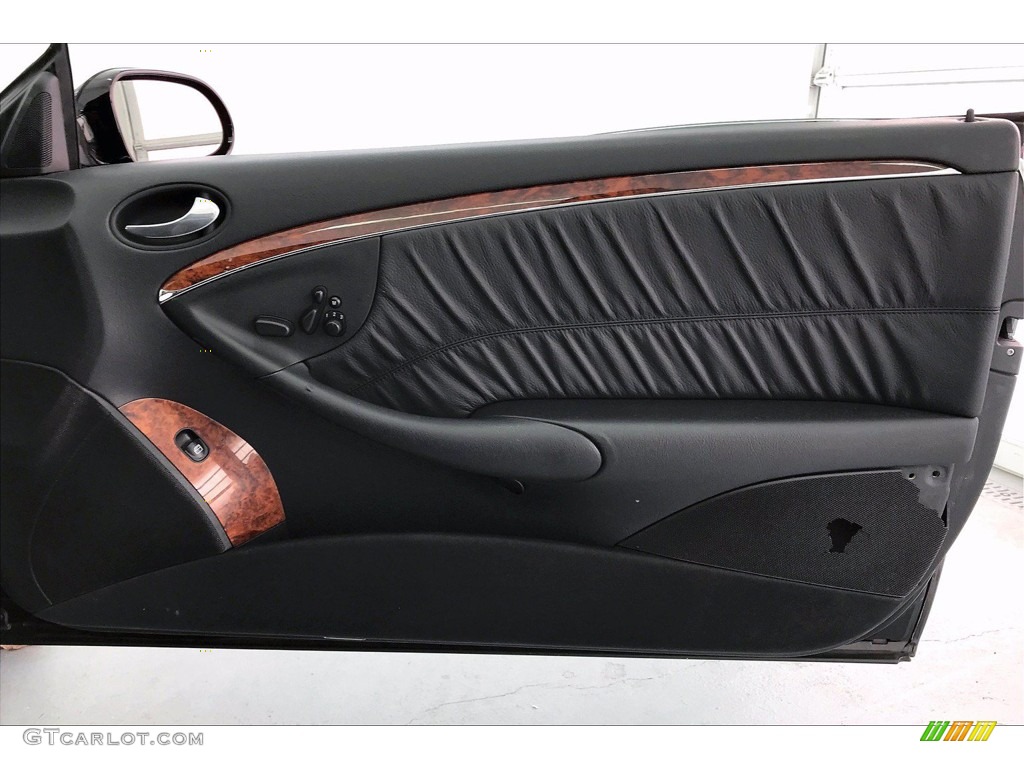 2009 CLK 350 Cabriolet - Black / Black photo #27