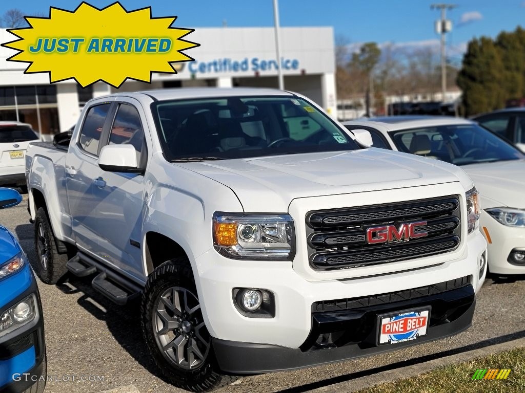 2019 Canyon All Terrain Crew Cab 4WD - Summit White / Jet Black/­Cobalt Red photo #1