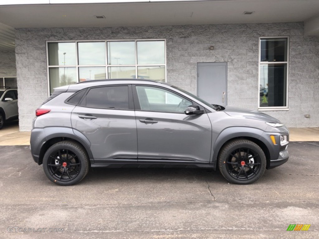 Galactic Gray 2021 Hyundai Kona Night AWD Exterior Photo #140898928