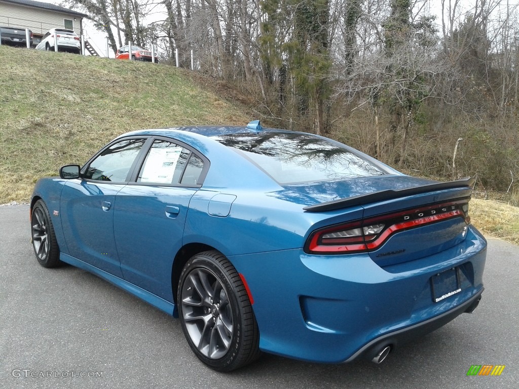 2021 Charger Scat Pack - Frostbite / Black photo #8