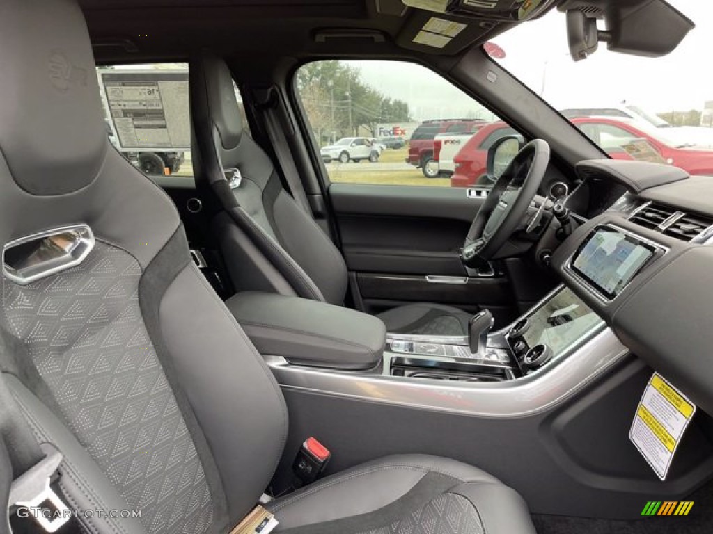 Ebony Interior 2021 Land Rover Range Rover Sport SVR Carbon Edition Photo #140899576