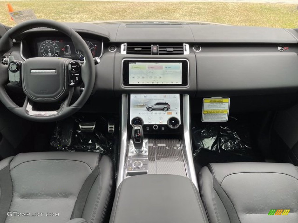2021 Land Rover Range Rover Sport SVR Carbon Edition Ebony Dashboard Photo #140899600