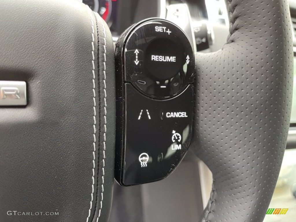 2021 Land Rover Range Rover Sport SVR Carbon Edition Ebony Steering Wheel Photo #140899900