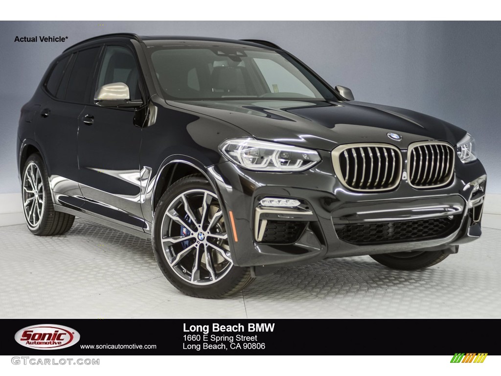 2018 X3 M40i - Black Sapphire Metallic / Black photo #1