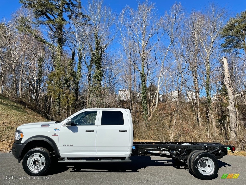Bright White 2021 Ram 4500 Tradesman Crew Cab 4x4 Chassis Exterior Photo #140900296