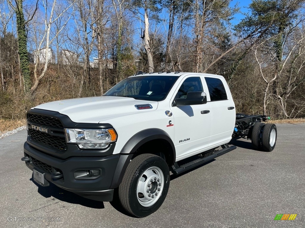 Bright White 2021 Ram 4500 Tradesman Crew Cab 4x4 Chassis Exterior Photo #140900329