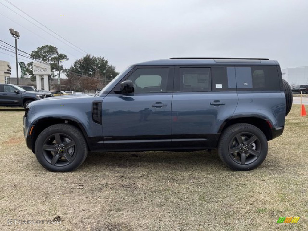 Tasman Blue Metallic 2021 Land Rover Defender 110 X-Dynamic SE Exterior Photo #140900371