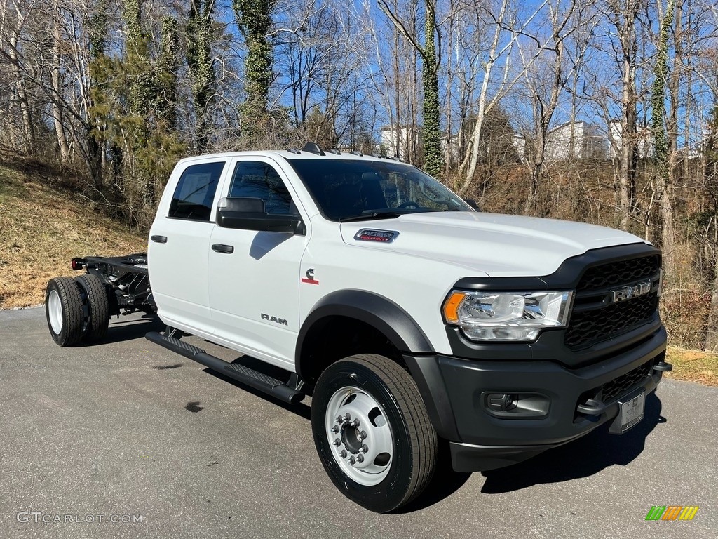 Bright White 2021 Ram 4500 Tradesman Crew Cab 4x4 Chassis Exterior Photo #140900392