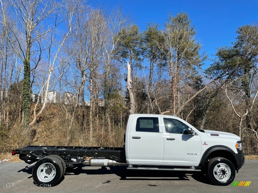 Bright White 2021 Ram 4500 Tradesman Crew Cab 4x4 Chassis Exterior Photo #140900401