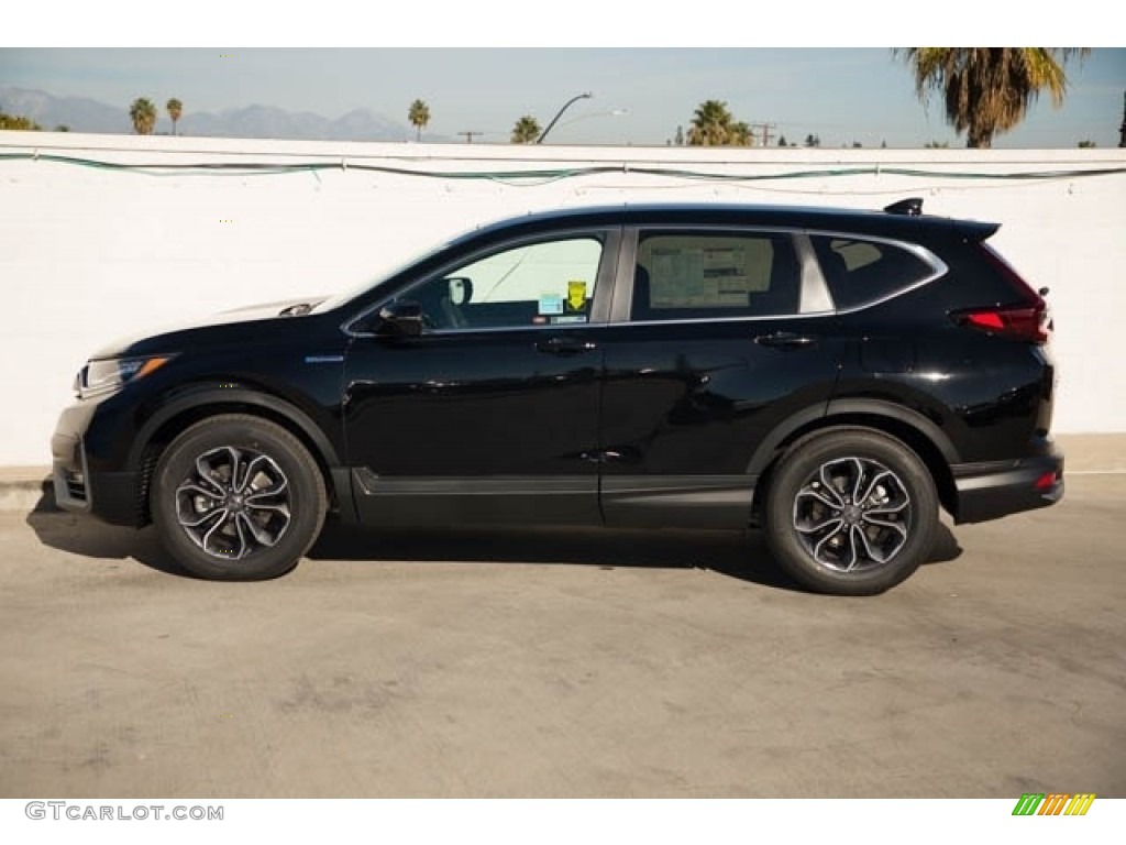 2021 CR-V EX-L AWD Hybrid - Crystal Black Pearl / Black photo #4