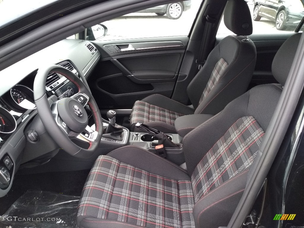 Titan Black Interior 2021 Volkswagen Golf GTI S Photo #140903193