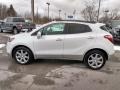 White Frost Tricoat 2017 Buick Encore Essence AWD Exterior