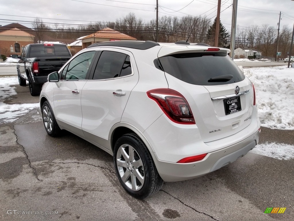 2017 Encore Essence AWD - White Frost Tricoat / Ebony photo #6