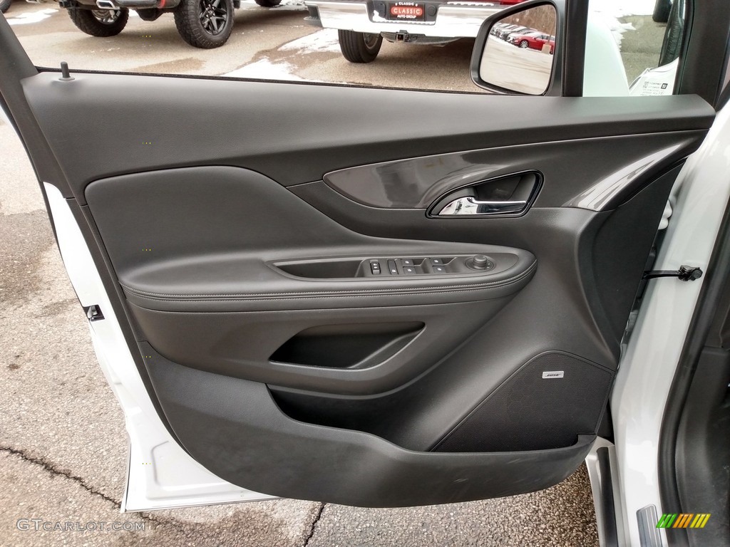 2017 Buick Encore Essence AWD Ebony Door Panel Photo #140903544