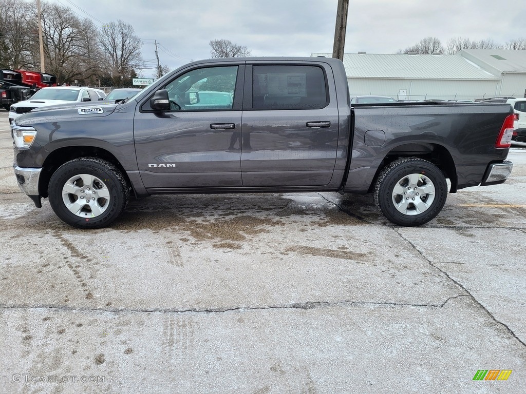 Granite Crystal Metallic 2021 Ram 1500 Big Horn Crew Cab 4x4 Exterior Photo #140904705