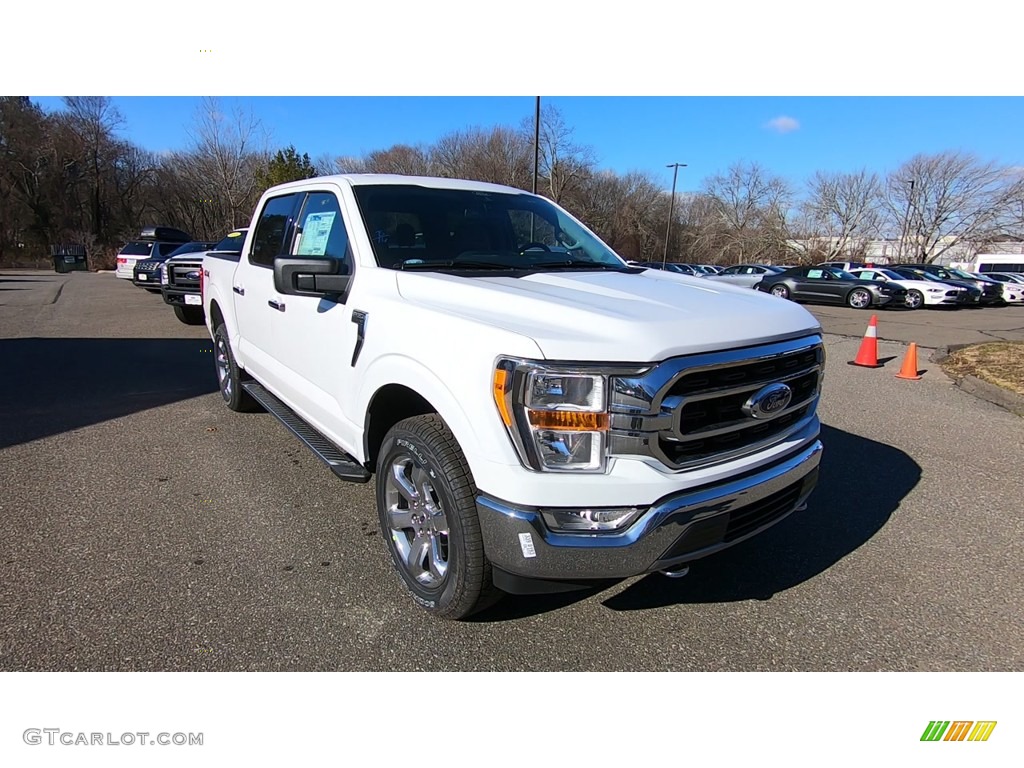 2021 F150 XLT SuperCrew 4x4 - Oxford White / Medium Dark Slate photo #1