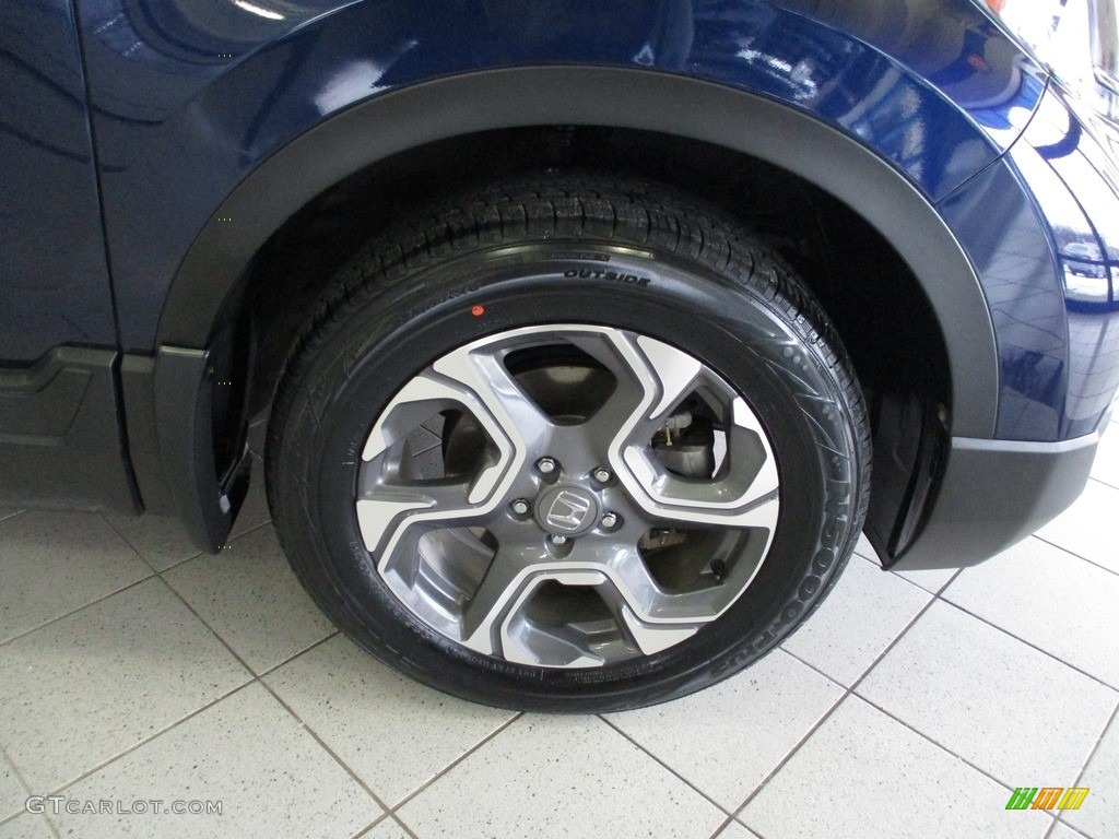 2018 CR-V EX-L AWD - Obsidian Blue Pearl / Gray photo #5