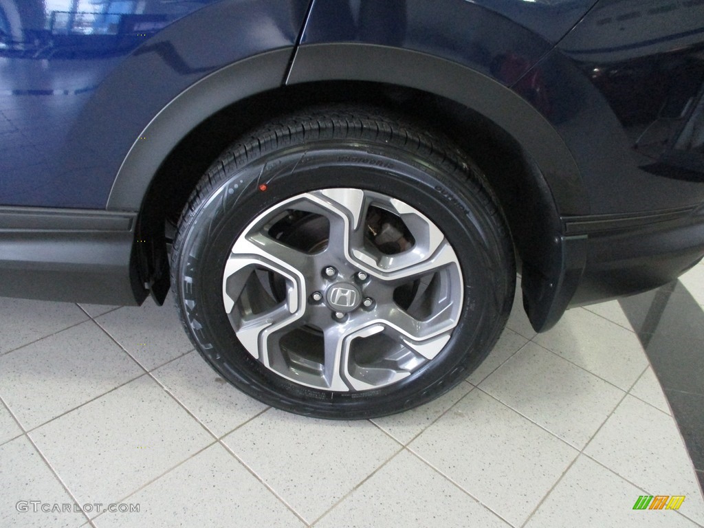 2018 CR-V EX-L AWD - Obsidian Blue Pearl / Gray photo #11