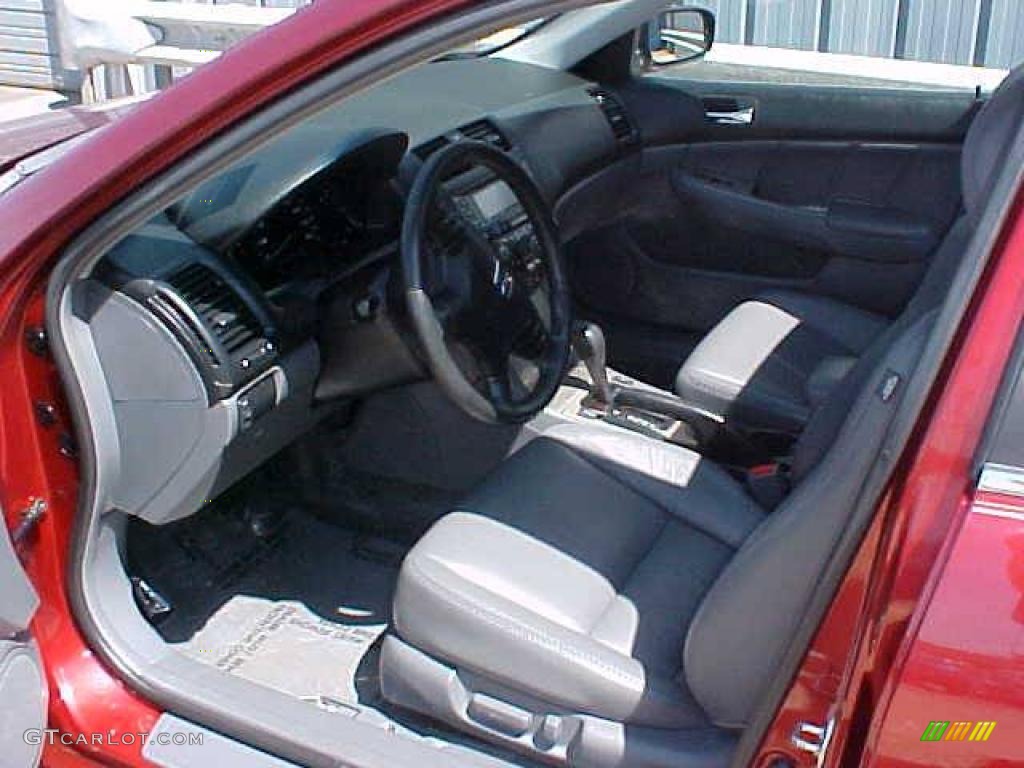 2006 Accord EX-L Sedan - Redondo Red Pearl / Gray photo #6