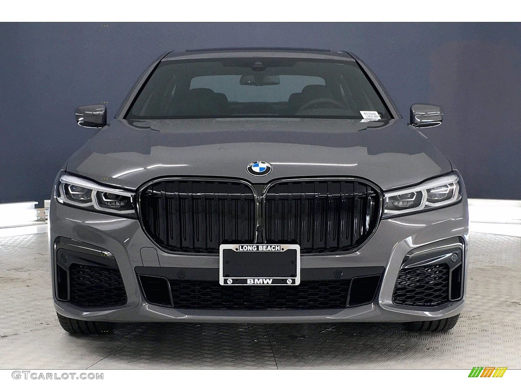 2021 7 Series 750i xDrive Sedan - Bernina Gray Amber Effect / Black photo #2