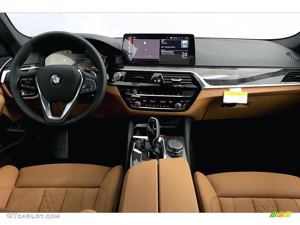 2021 5 Series 530i Sedan - Jet Black / Cognac photo #5