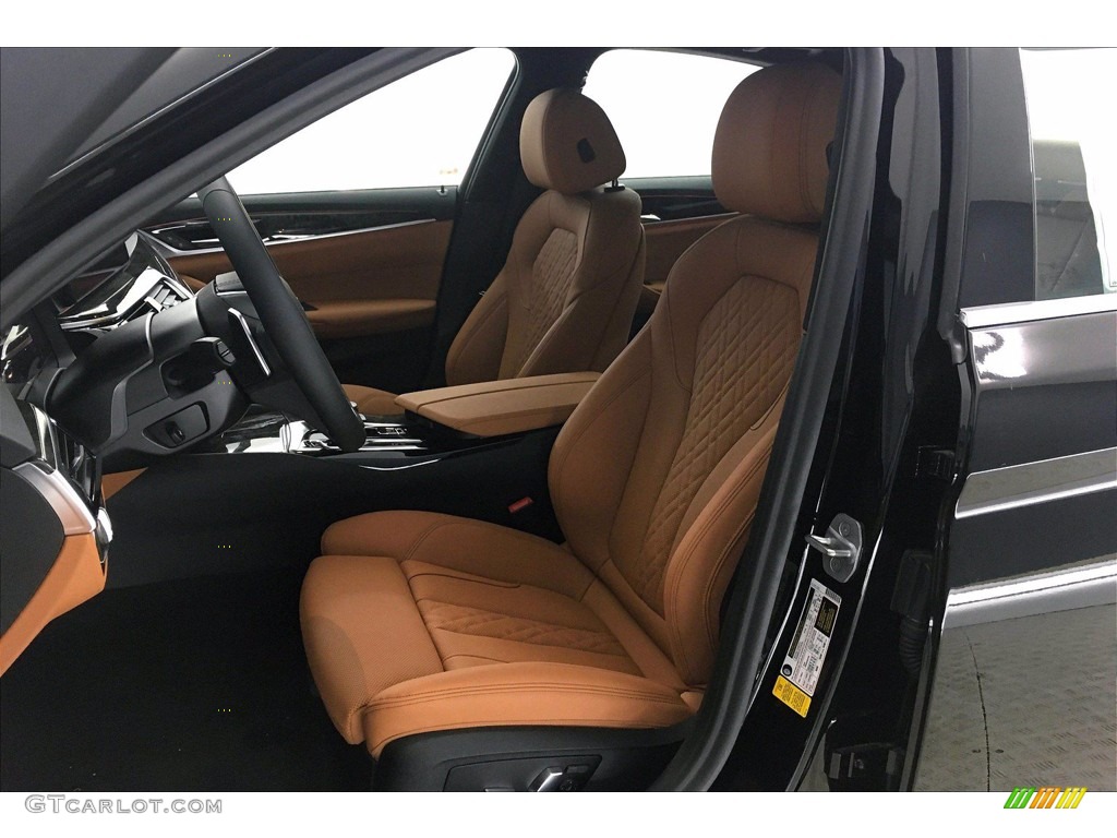 2021 5 Series 530i Sedan - Jet Black / Cognac photo #9