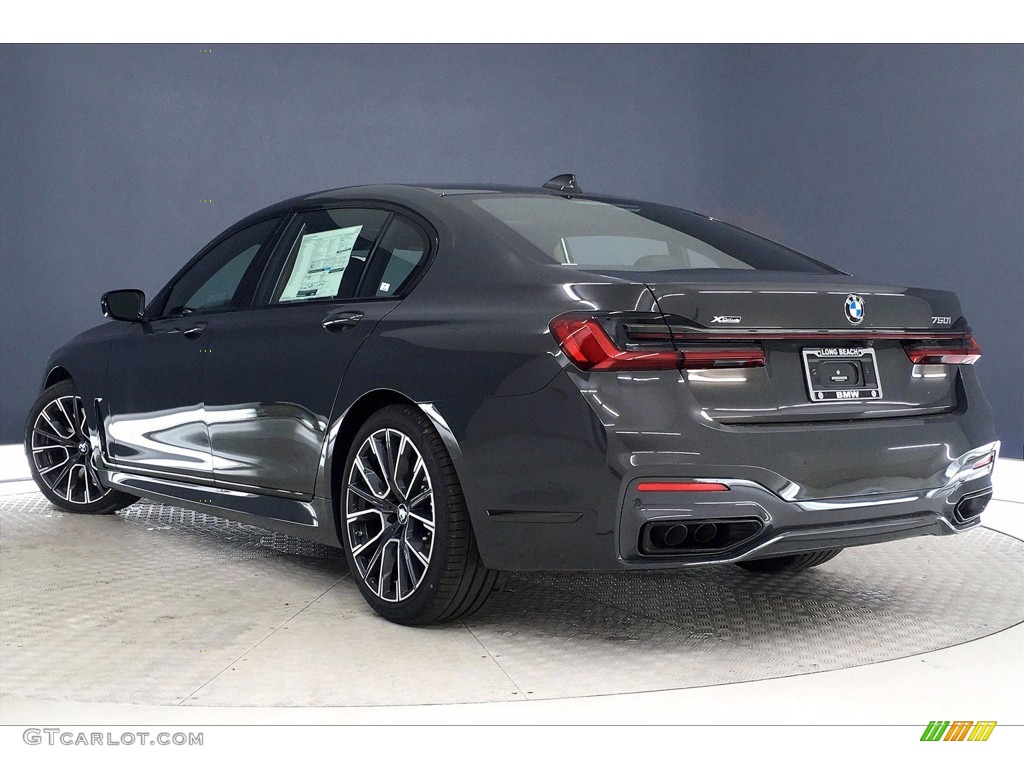 2021 7 Series 750i xDrive Sedan - Dravit Gray Metallic / Black photo #3
