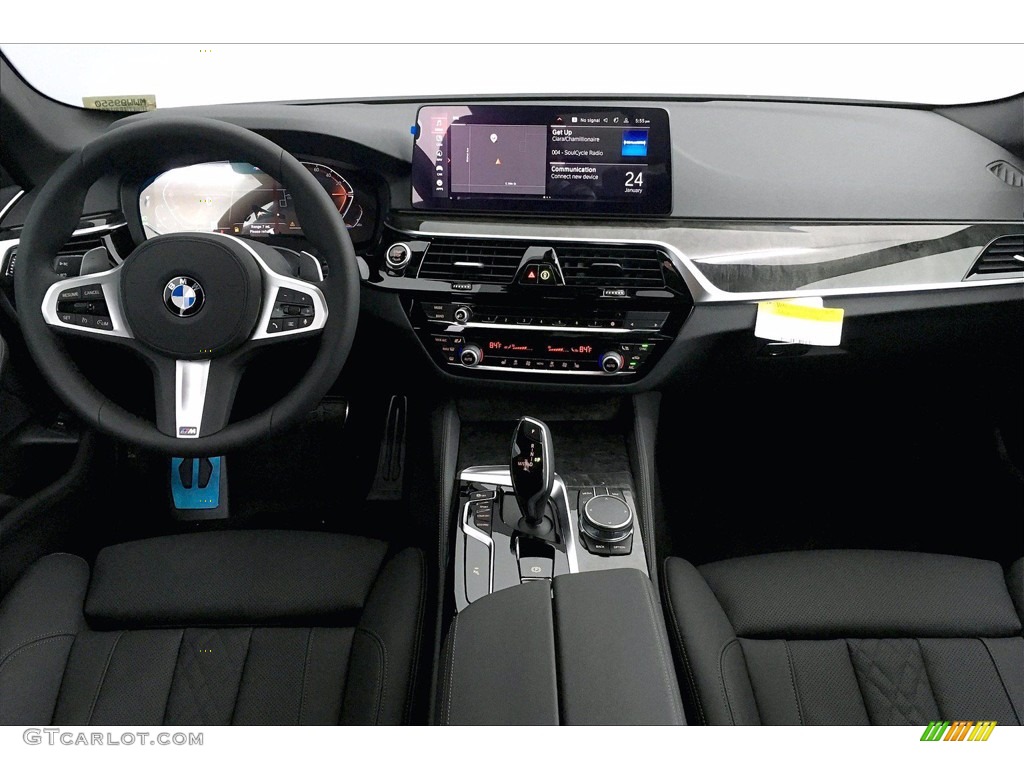 2021 5 Series 540i Sedan - Alpine White / Black photo #5