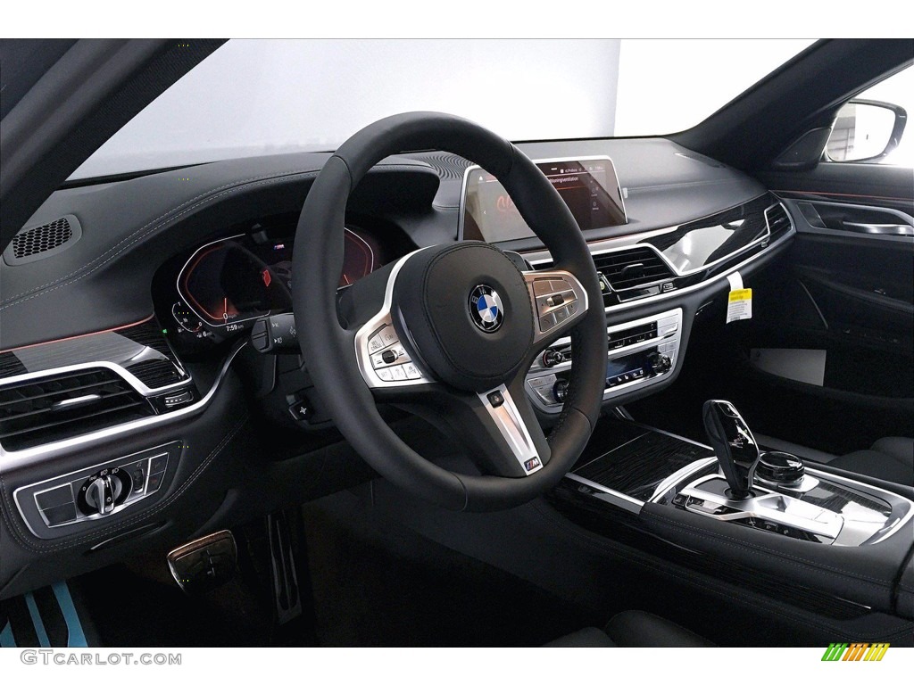 2021 7 Series 750i xDrive Sedan - Dravit Gray Metallic / Black photo #7