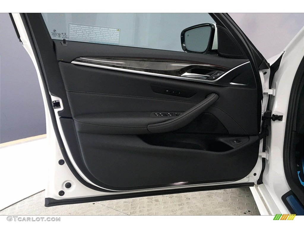 2021 5 Series 540i Sedan - Alpine White / Black photo #14