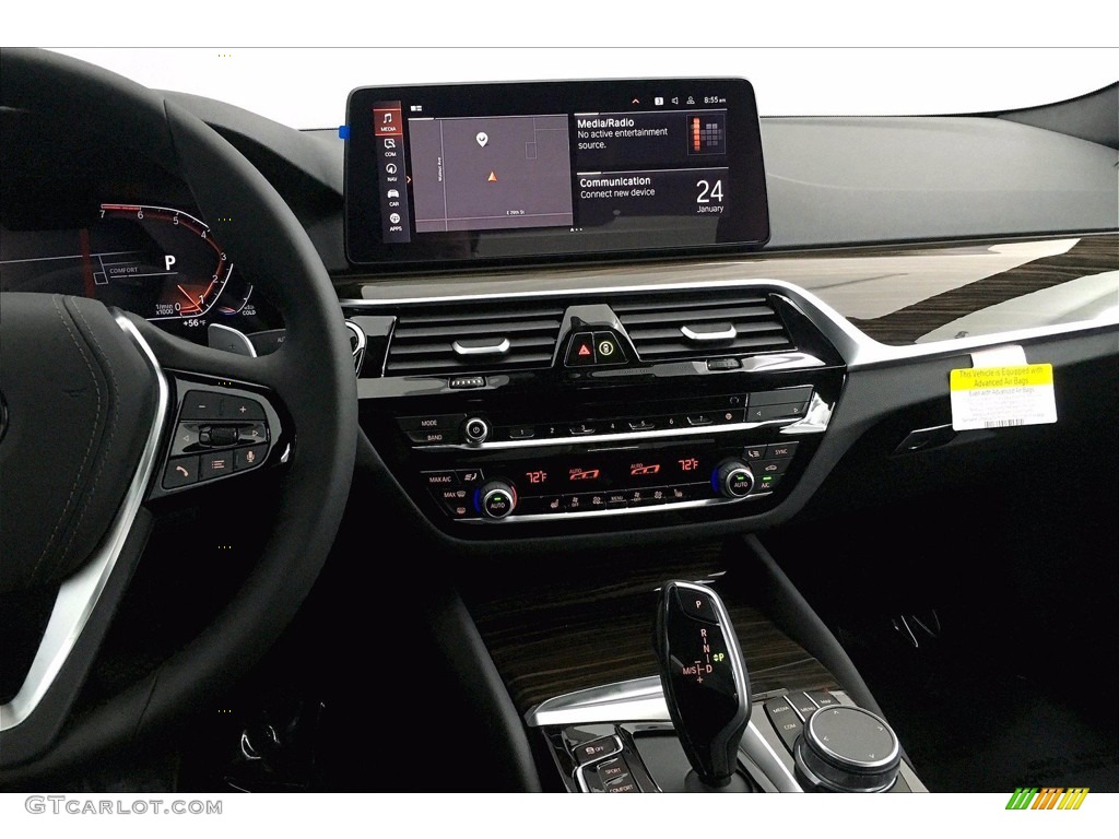 2021 5 Series 530i Sedan - Glacier Silver Metallic / Black photo #6