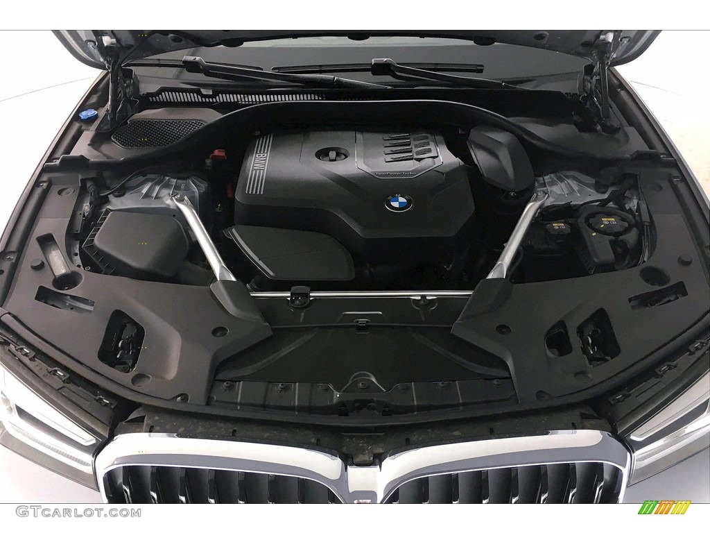 2021 5 Series 530i Sedan - Glacier Silver Metallic / Black photo #10
