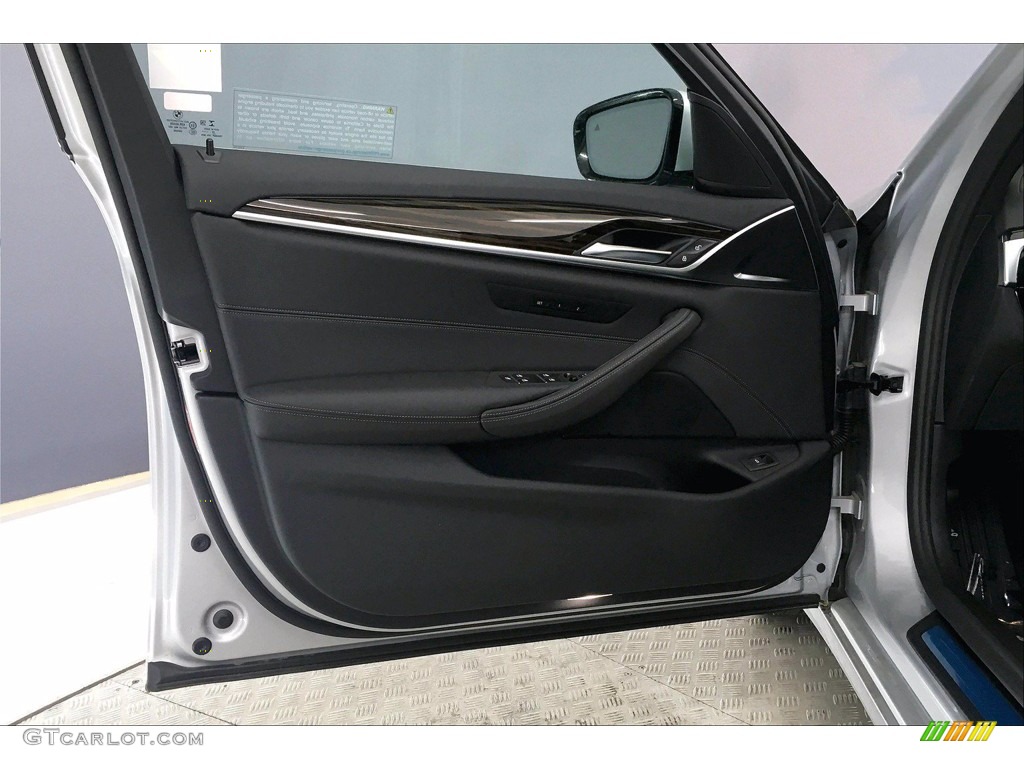 2021 5 Series 530i Sedan - Glacier Silver Metallic / Black photo #14