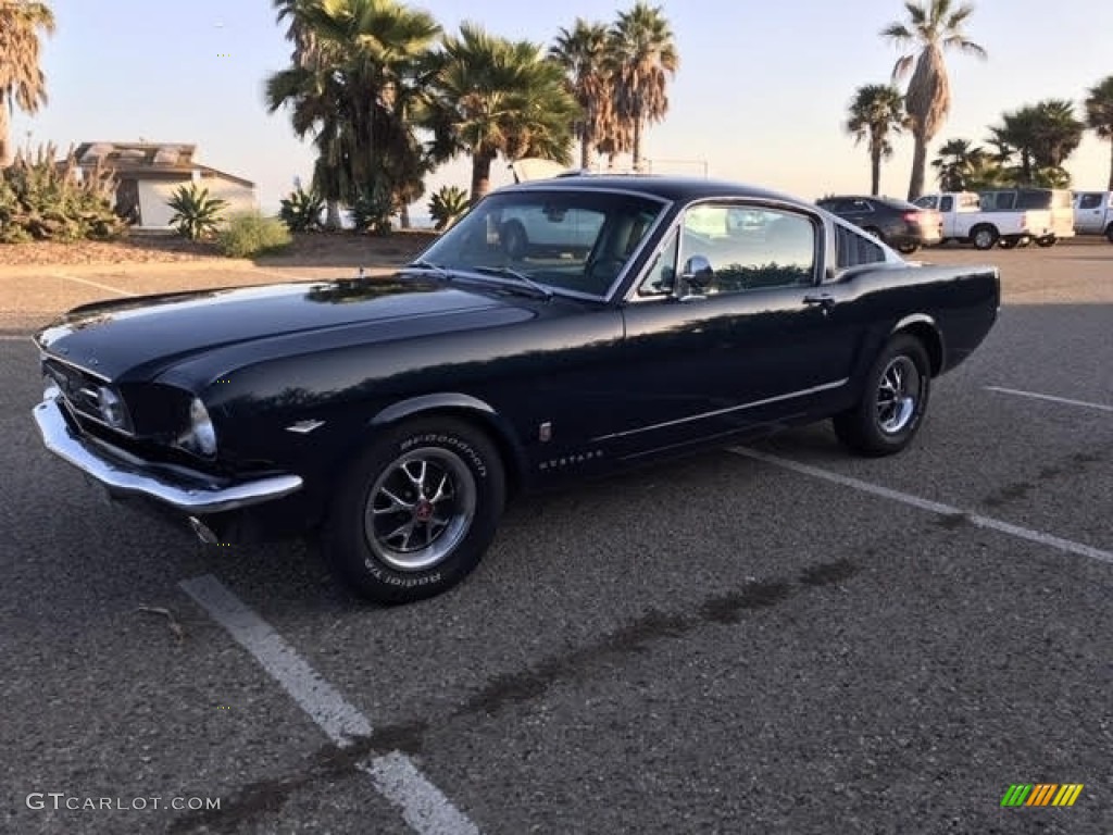 Midnight Blue Ford Mustang