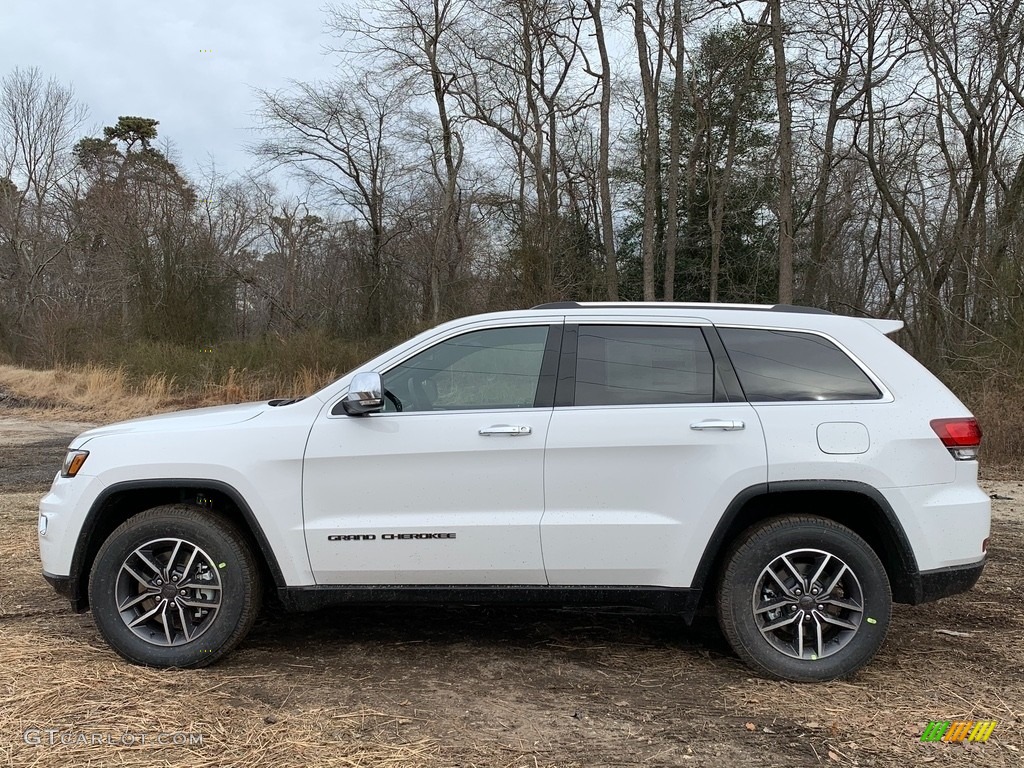 Bright White 2021 Jeep Grand Cherokee Limited 4x4 Exterior Photo #140908223