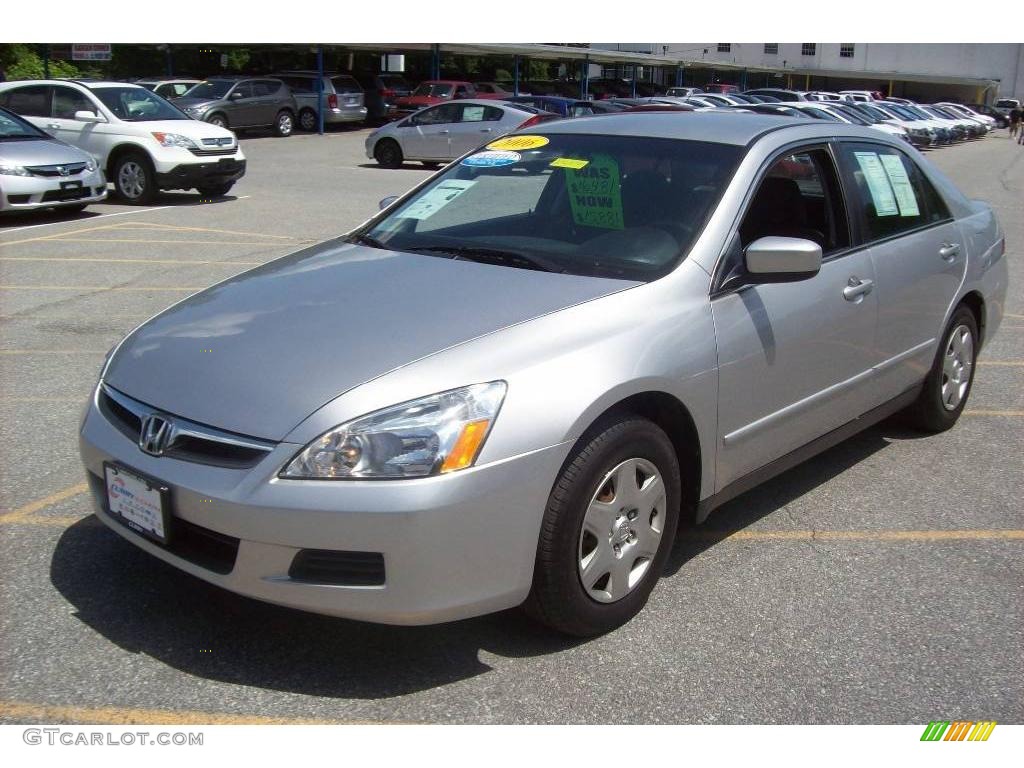 2006 Accord LX Sedan - Alabaster Silver Metallic / Gray photo #21
