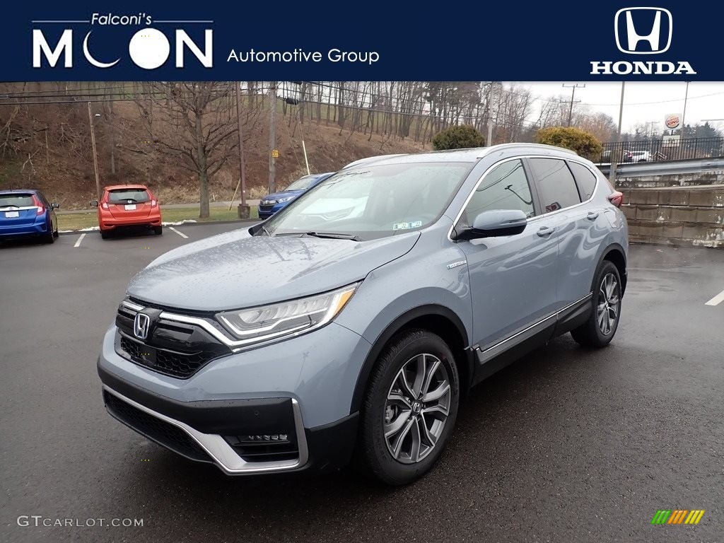 2021 CR-V Touring AWD Hybrid - Sonic Gray Pearl / Black photo #1