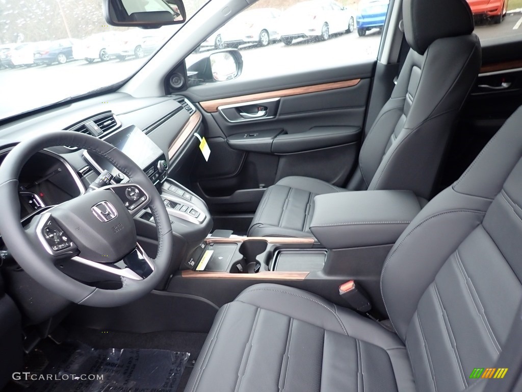 Black Interior 2021 Honda CR-V Touring AWD Hybrid Photo #140910125